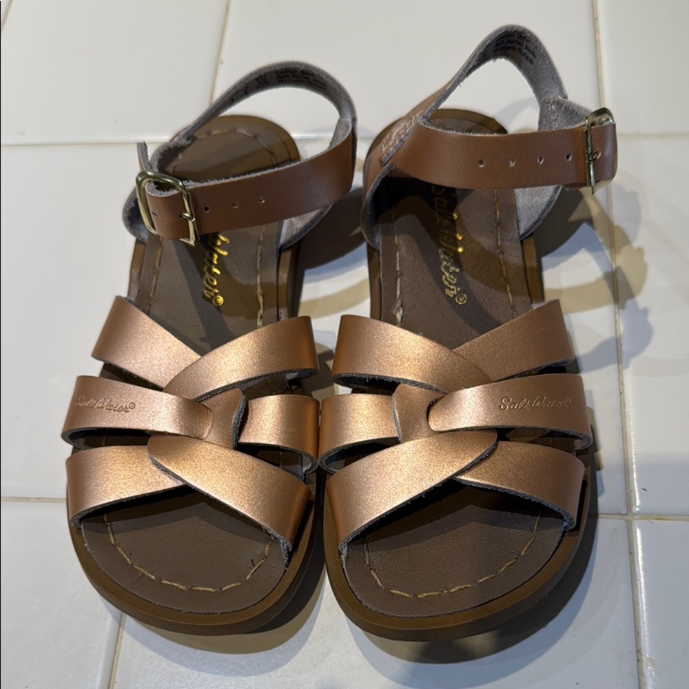 Salt Water Rose Gold Sandals